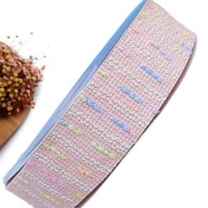 FITA IMPORTADA TWEED COLORIDA CANDY ROSA 38MM - METRO