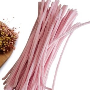 HASTE DE CHENILLE (LIMPADOR DE CACHIMBO) 6MM C/ 30 CM ROSA UND