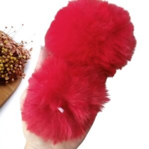 POMPOM FOFINHO 7CM VERMELHO