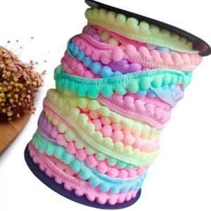 FITA POMPOM 6MM COLORIDA CANDY - METRO