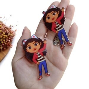 APLIQUE SUBLIMADO EM ACRÍLICO GABBY CORPO INTEIRO 7 CM UND