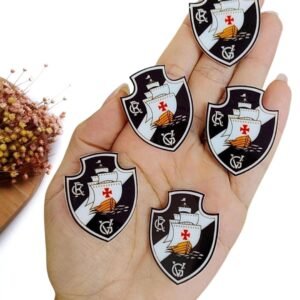 APLIQUE SUBLIMADO EM ACRÍLICO VASCO 4 CM UND