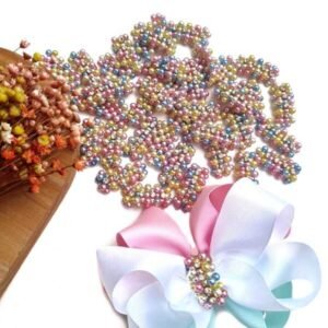 MIOLO DE PÉROLA COLORIDA 3,5CM UND