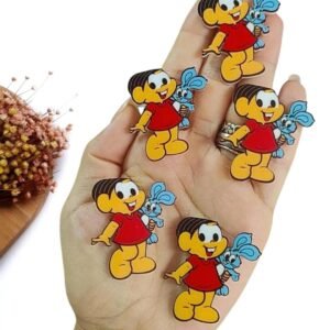 APLIQUE EM ACRÍLICO SUBLIMADO MÔNICA CORPO INTEIRO 4 CM UND