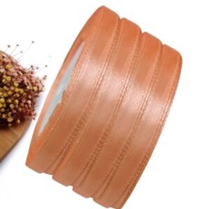 FITA CETIM IMPORTADA 7 MM SALMÃO ROLO C/ 20 METROS