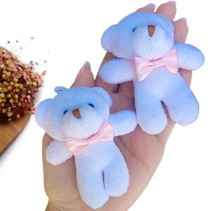 CHAVEIRO URSINHO EM PELÚCIA 8CM BRANCO UND