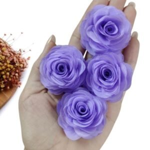 FLOR DE VOAL 4,5CM LILÁS UND