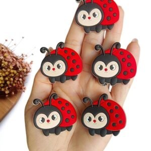 APLIQUE EMBORRACHADO JOANINHA 3,8 CM C/ 2 UND