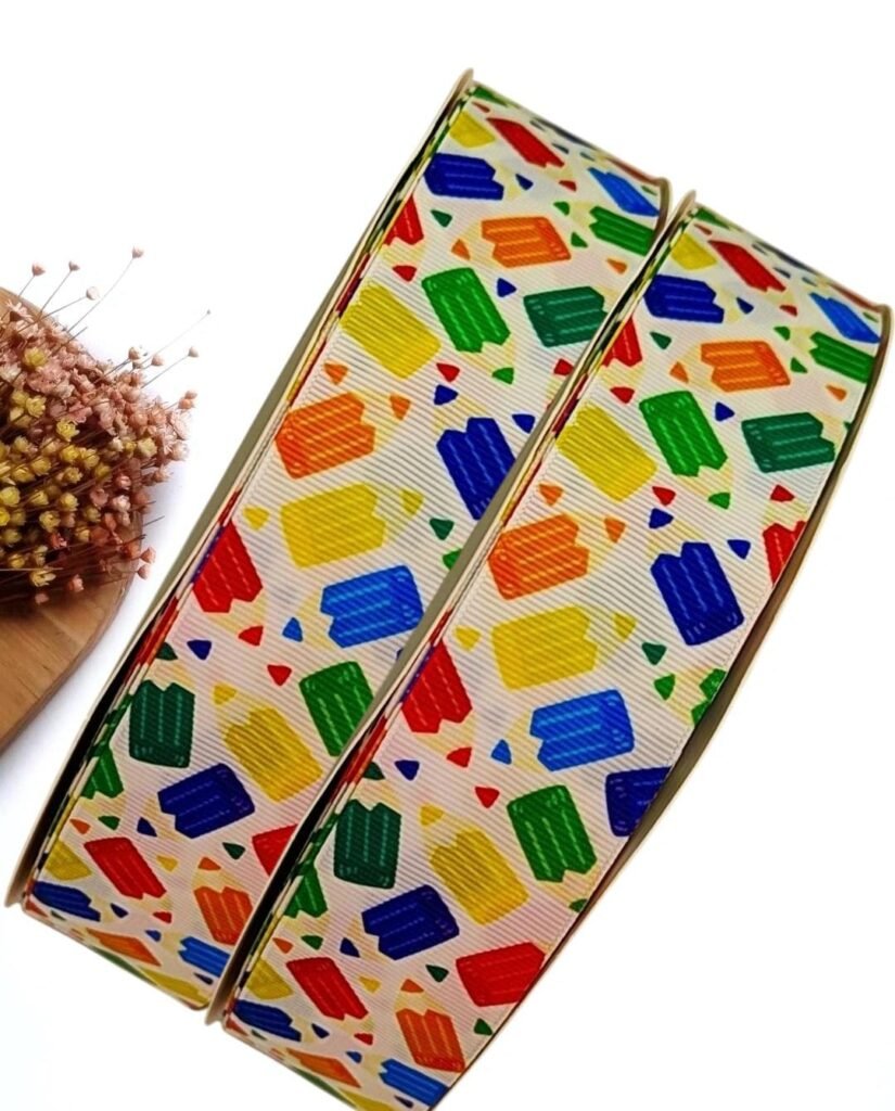 FITA GORGURÃO YAMA ESCOLAR 38 MM LÁPIS COLORIDOS - METRO