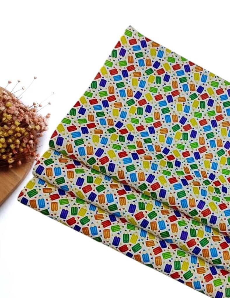 LONITA ESTAMPA ESCOLAR LÁPIS COLORIDOS 27 CM X 40 CM UND