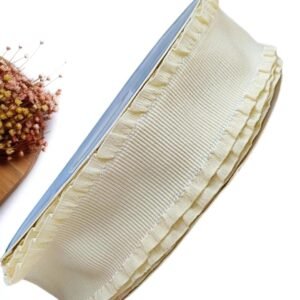 FITA GORGURÃO COM BORDAS FRANZIDAS 38 MM OFF - METRO