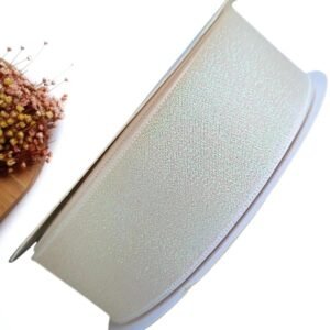 FITA ORGANZA BOREAL 38 MM BRANCA - METRO