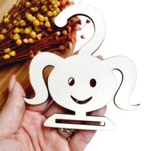 CABIDE MENININHA EM MDF 10X11CM UND