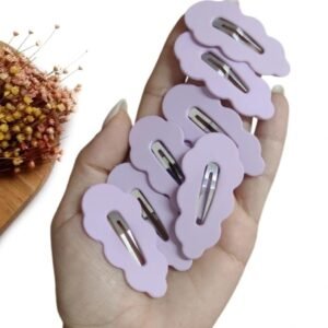 PRESILHA TIC TAC NUVEM 5,5CM LILÁS CANDY C/ 2 UND