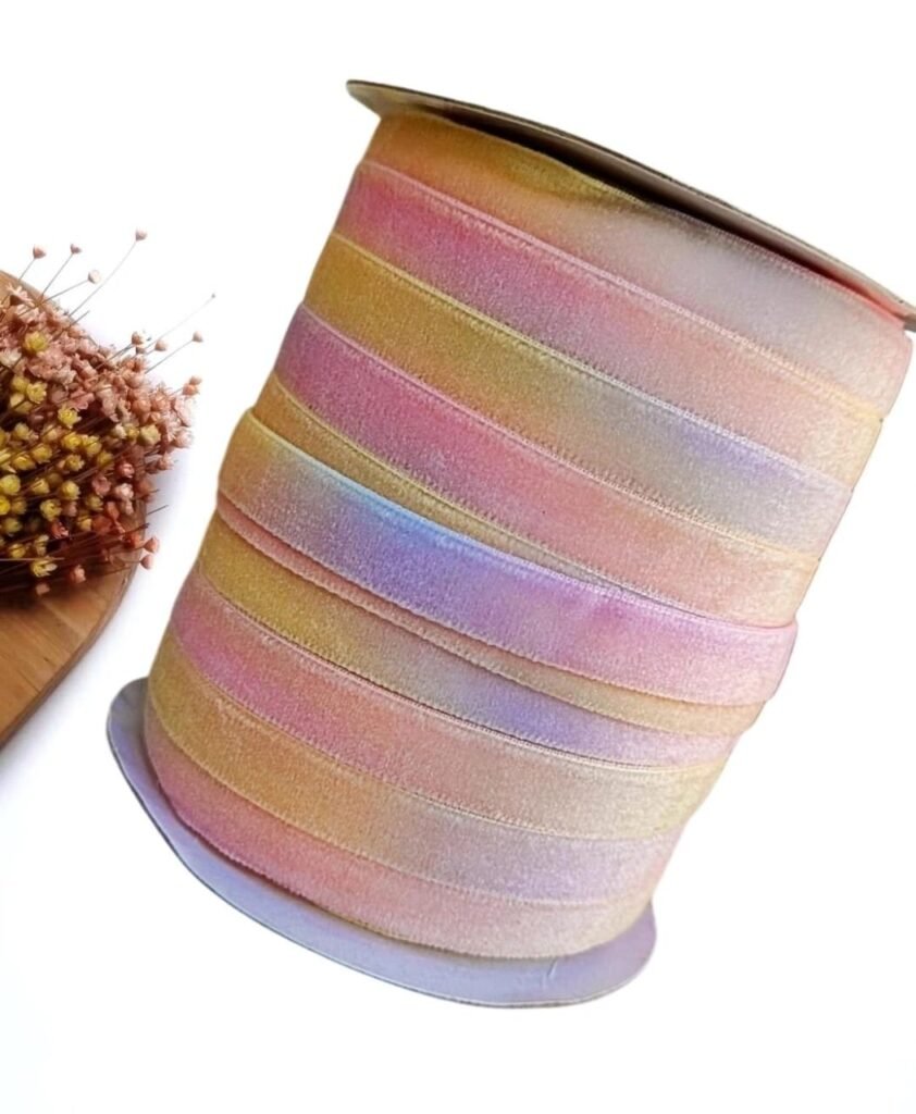 FITA VELUDO CANDY COLOR 10 MM METRO