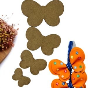 MOLDE BORBOLETAS EM MDF - 4 PEÇAS