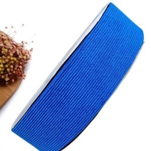 FITA IMPORTADA 38MM AZUL BIC COTELÊ COM CETIM - METRO