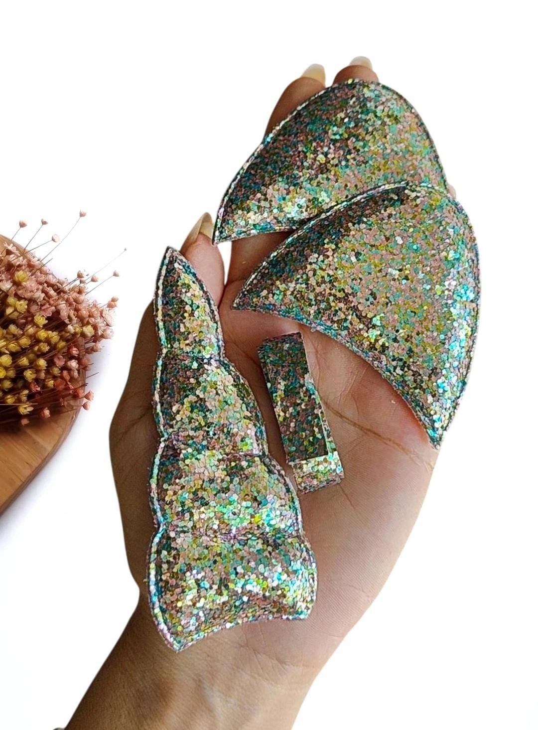 KIT P/ TIARA UNICORNIO GLITTER FURTA COR