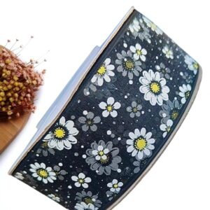 FITA VOAL MARGARIDA 38 MM PRETA - METRO