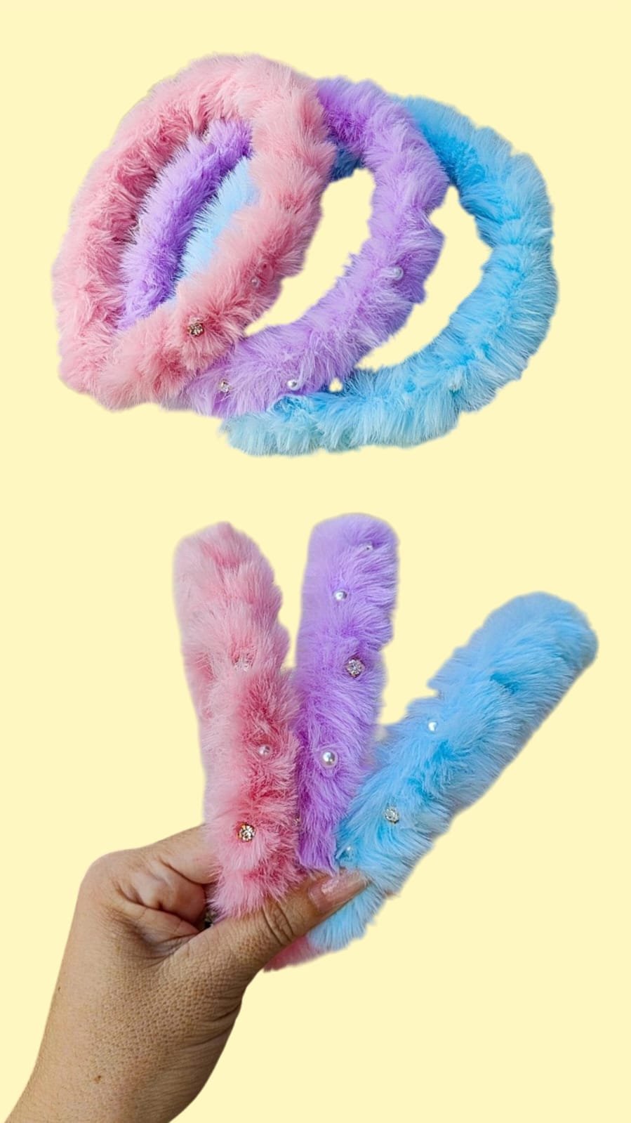 FITA PELINHO AZUL BEBÊ 10MM METRO - Imagem 2