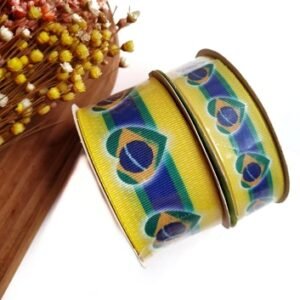 FITA ART FITAS COPA 06 CORAÇÃO BANDEIRA BRASILEIRA C/ 10 METROS