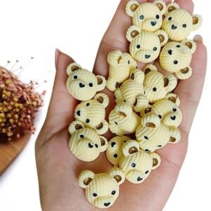 APLIQUE CABECINHA DE URSO 2,3 CM OFF  C/ 2 UND