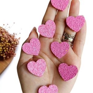 APLIQUE LONITA CORAÇÃO ROSA NEON 2,5CM C/ 2 UND