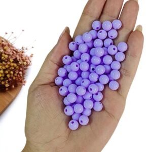 BOLA LEITOSA 8MM LILAS CANDY C/ 20G