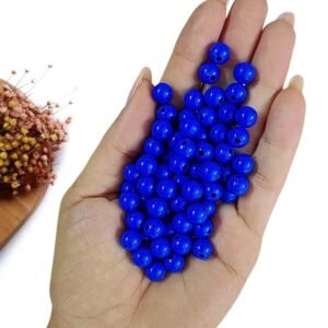 BOLA LEITOSA 8MM AZUL BIC C/ 20G