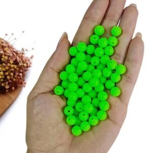 BOLA LEITOSA 8MM VERDE MENTA C/ 20G