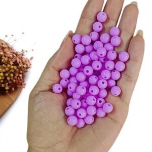 BOLA LEITOSA 8MM LILAS C/ 20G