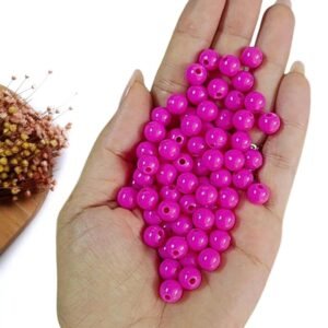 BOLA LEITOSA 8MM PINK C/ 20G