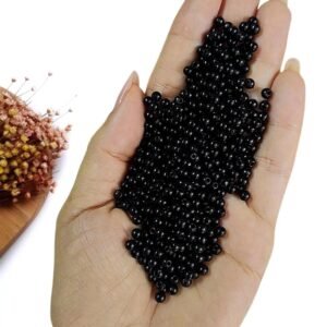 PÉROLA EM ABS PRETA Nº 3 C/ 30G