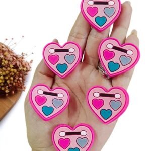 APLIQUE EMBORRACHADO BARBIE MAQUIAGEM ROSA 3,5 CM C/ 2 UND