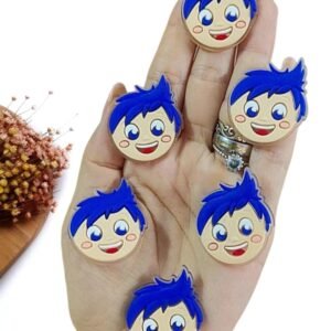 APLIQUE EMBORRACHADO DIVERTIDAMENTE ALEGRIA 3,5 CM C/ 2 UND