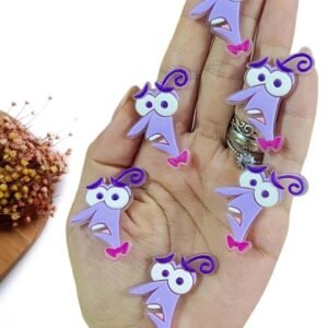 APLIQUE EMBORRACHADO DIVERTIDAMENTE MEDO 4 CM C/ 2 UND