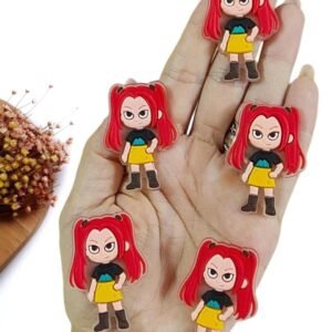 APLIQUE EMBORRACHADO GUERREIRAS DO K-POP MIRA 4,5 CM C/ 2 UND