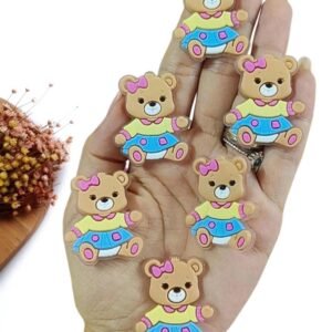 APLIQUE EMBORRACHADO URSINHA CANDY 3,8 CM C/ 2 UND