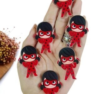 APLIQUE EMBORRACHADO LADY BUNG 4,5 CM C/ 2 UND