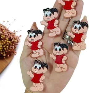 APLIQUE EMBORRACHADO MÔNICA CORPO INTEIRO 4,5CM C/ 2 UND