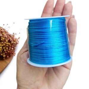 CORDÃO DE CETIM ARTEPUNTO 1 MM AZUL ROYAL C/ 10 METROS