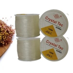 FIO DE SILICONE CRYSTAL TEC 0,7MM C/ 100 METROS