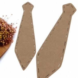 GRAVATA EM FELTRO BEGE CLARO UND