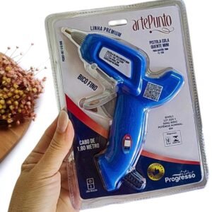 PISTOLA DE COLA QUENTE FINA PREMIUM 8W BIVOLT UND