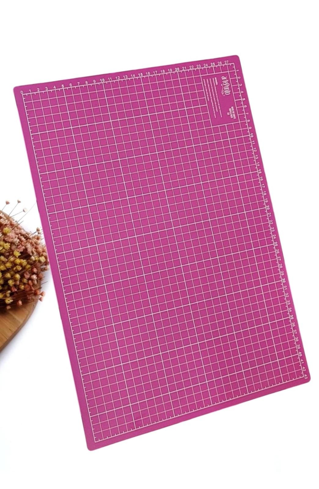 BASE P/ CORTE DUPLA FACE ROSA A3 45CM X 30CM UND