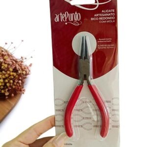 ALICATE PROFISSIONAL C/ MOLA ARTE PUNTO MINIATURA BICO REDONDO UND