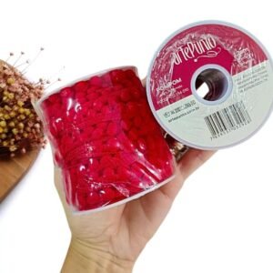 FITA POMPOM 1,2CM VERMELHO - METRO
