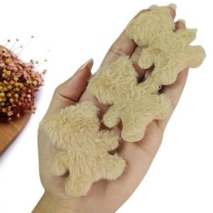 APLIQUE URSINHO PELUCIA NUDE 5,5CM  UND