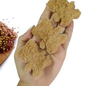 APLIQUE URSINHO PELUCIA CARAMELO 5,5CM  UND