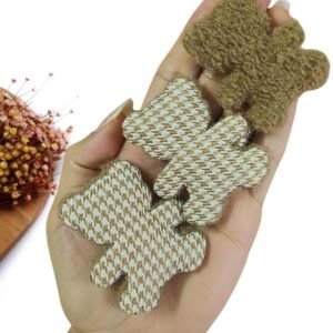 APLIQUE URSINHO PELUCIA DUPLA FACE PIERD MARRON 5,5CM  UND